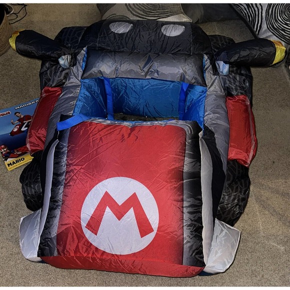 Super Mario Brothers Mario Kart Inflatable Adult Halloween Costume OS - Picture 7 of 7